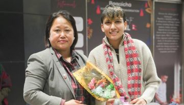 rekha-poudel-arrives-for-womens-football