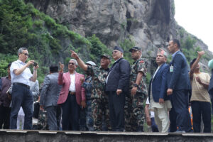 प्रधानमन्त्री ओलीद्वारा रसुवा र नुवाकोटको बाढी प्रभावित क्षेत्रको अवलोकन