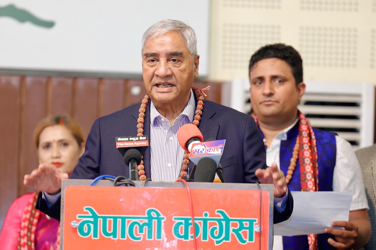 पार्टीको बारेमा बुझाउन पुस्तकालयको भूमिका महत्त्वपूर्ण हुनेछ : सभापति देउवा